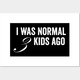 I Was Normal 3 Kids Ago Posters and Art